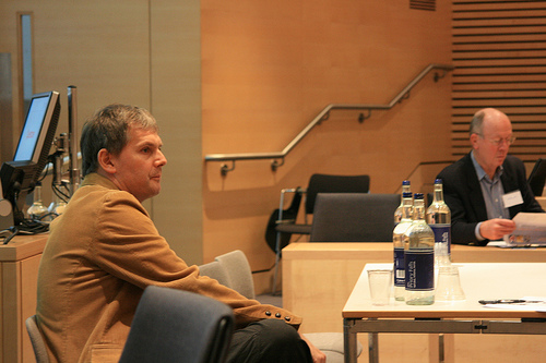 Alex Nicholls taking questions at #ftf09